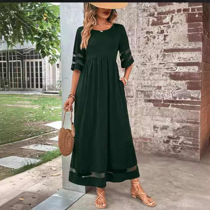 Five-quarter Sleeve Dress