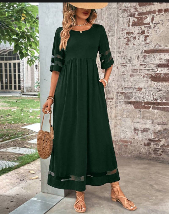 Five-quarter Sleeve Dress