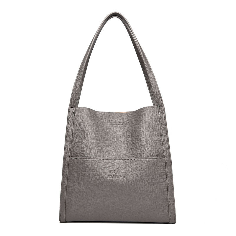 Solid Color Shoulder Bag