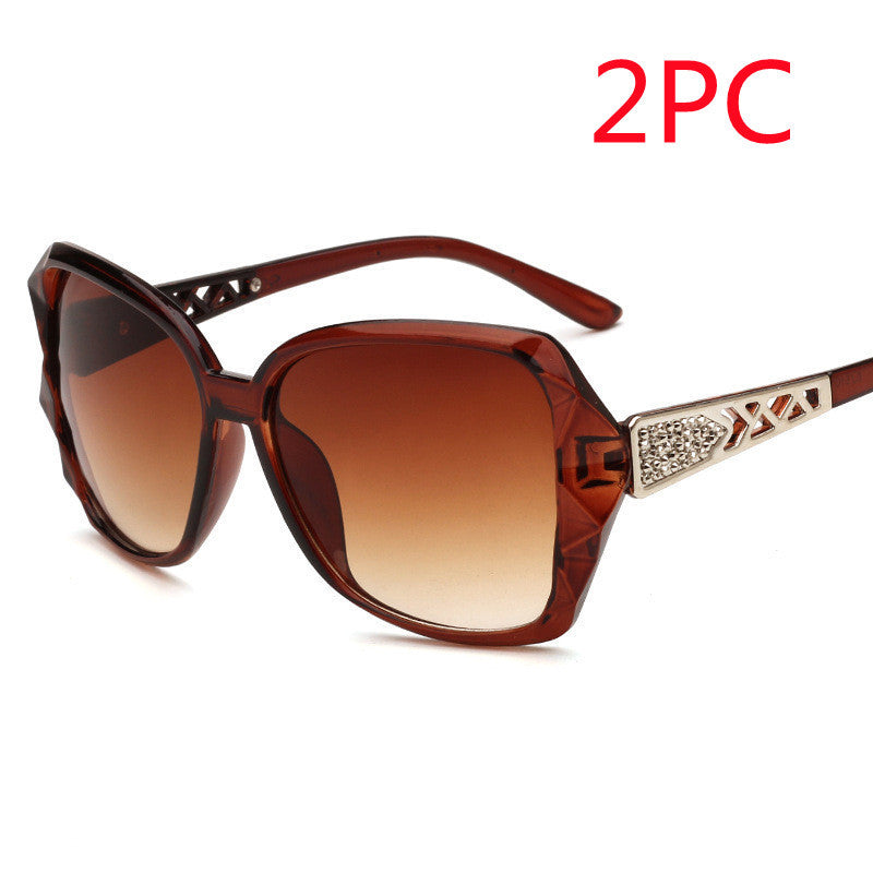 Women's Big Frame Retro Sunglasses