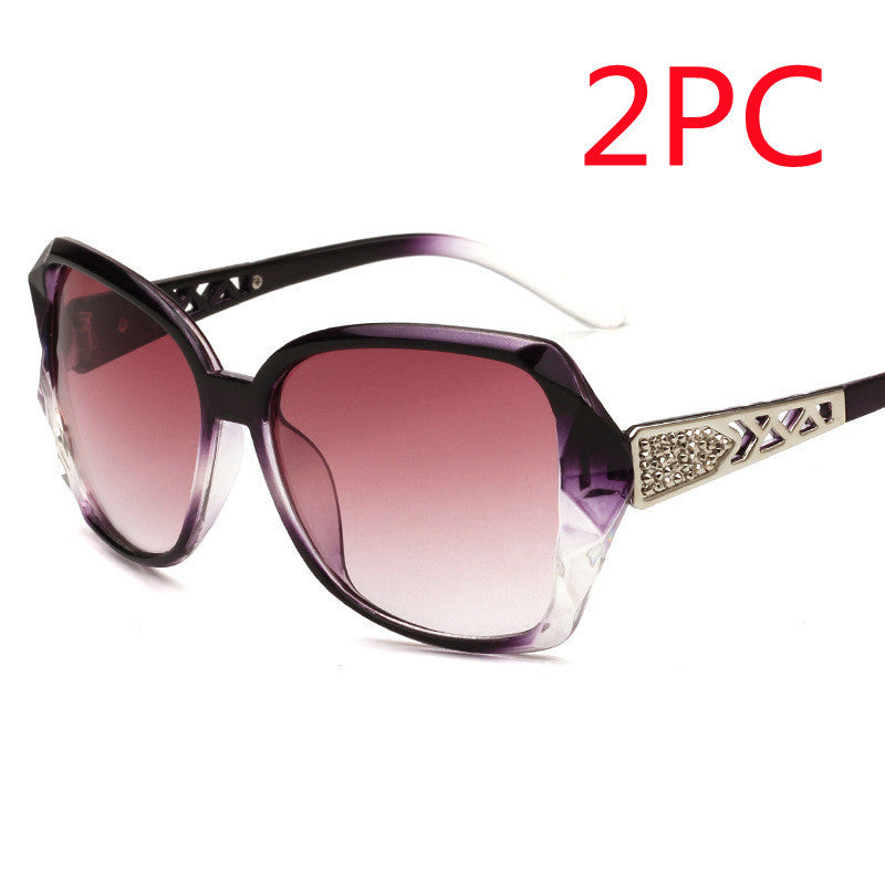 Women's Big Frame Retro Sunglasses
