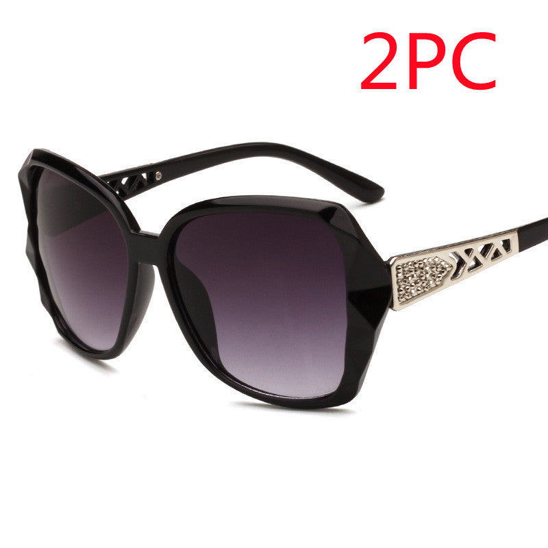 Women's Big Frame Retro Sunglasses