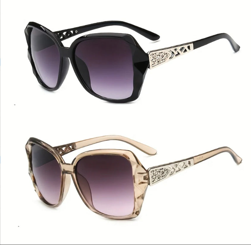 Women's Big Frame Retro Sunglasses