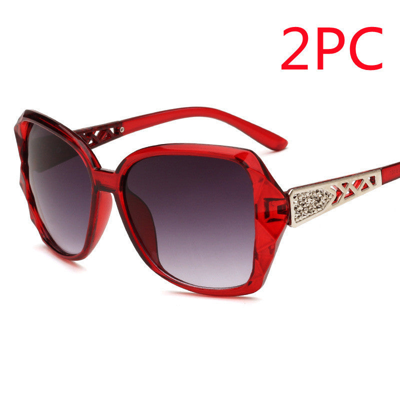 Women's Big Frame Retro Sunglasses