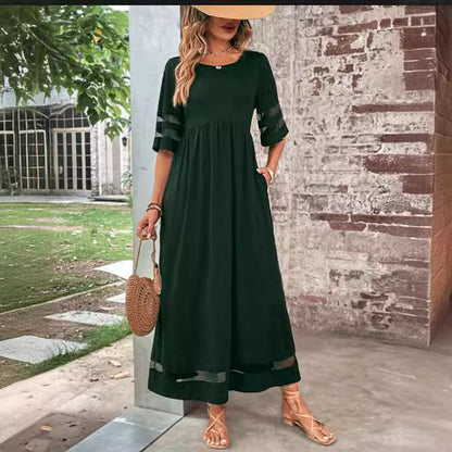 Five-quarter Sleeve Dress