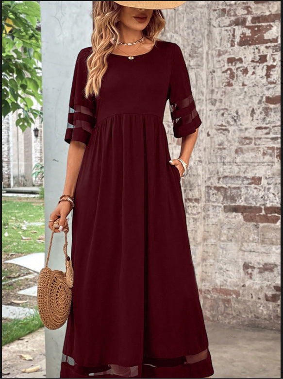 Five-quarter Sleeve Dress