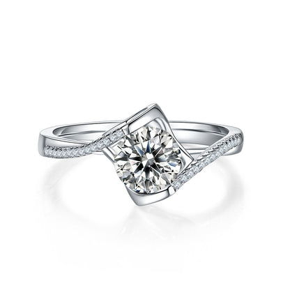 Dazzling Promise — Signature Sterling Silver Ring (1 Carat)