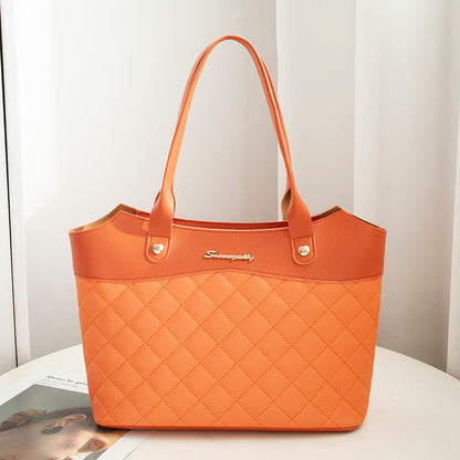 Rhombus Shopping Shoulder Crossbody Bag