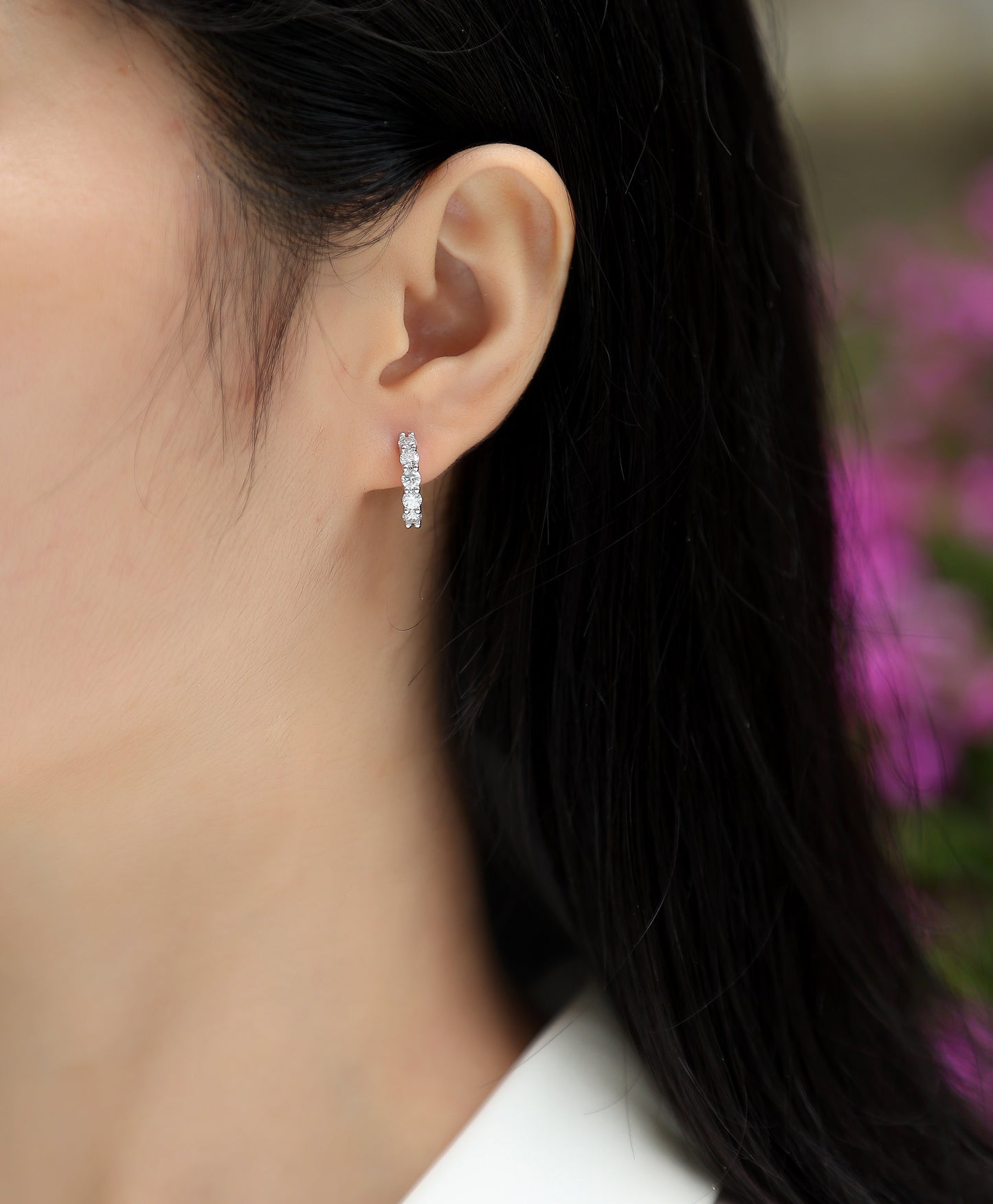 Dawn — Signature Sterling Silver Stud Earrings (0.1 Carat)