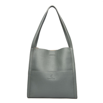 Solid Color Shoulder Bag