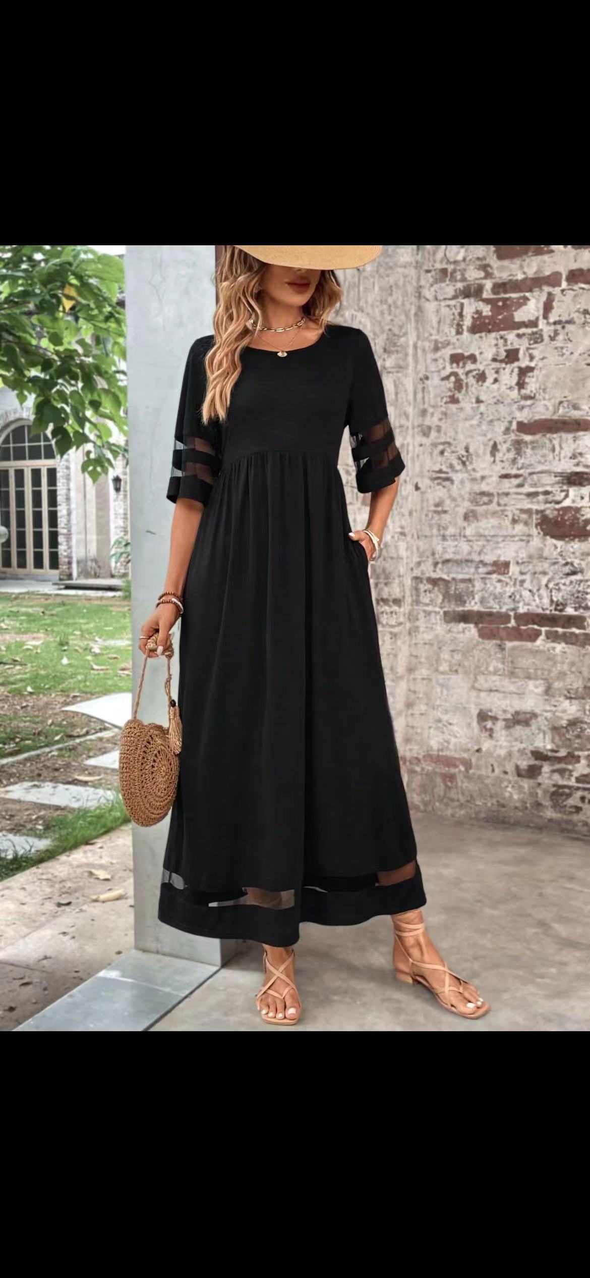 Five-quarter Sleeve Dress