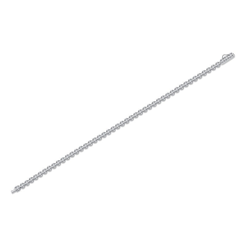 Starlight — Signature Sterling Silver Bracelet (Luxury Moissanite)