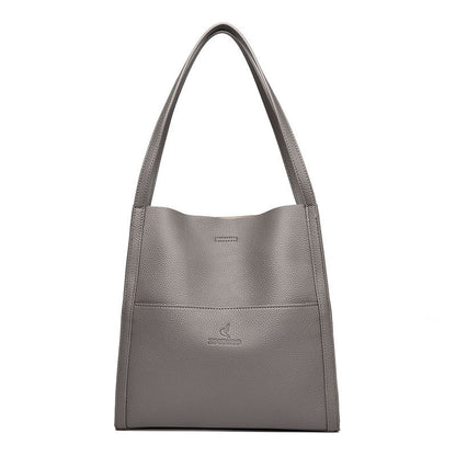 Solid Color Shoulder Bag