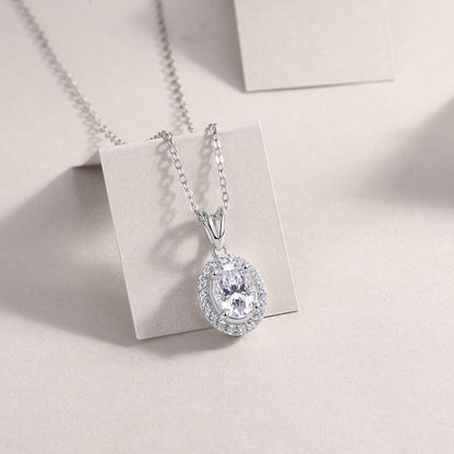 Infinite — Signature Sterling Silver Pendant Necklace (Luxury Moissanite)