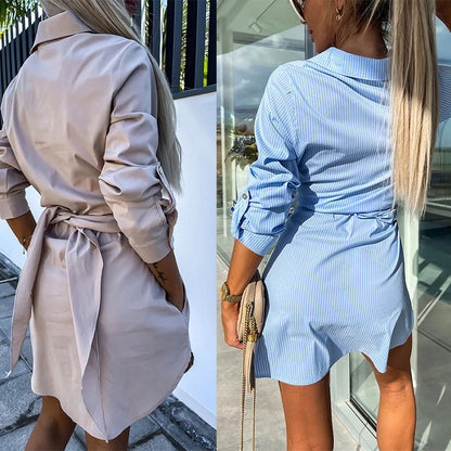 Multi-Color Rolled Sleeves Shirt