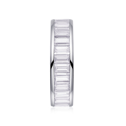 Heartbeat Notes — Signature Sterling Silver Ring (Square)