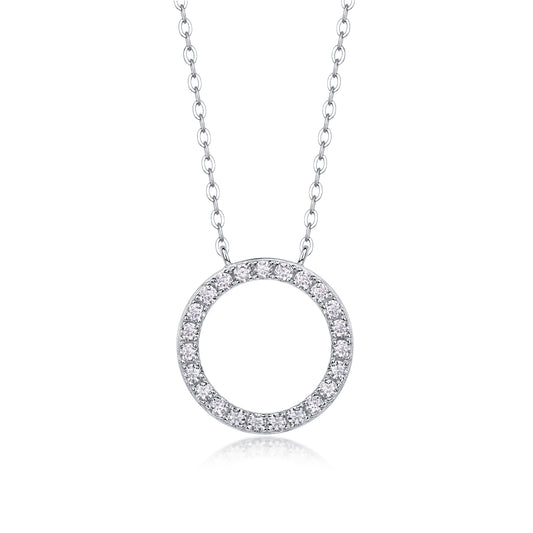 As You Wish — Signature Sterling Silver Pendant Necklace (Luxury Moissanite)