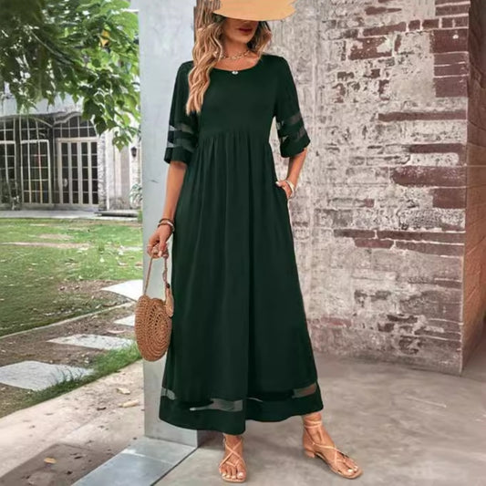 Five-quarter Sleeve Dress