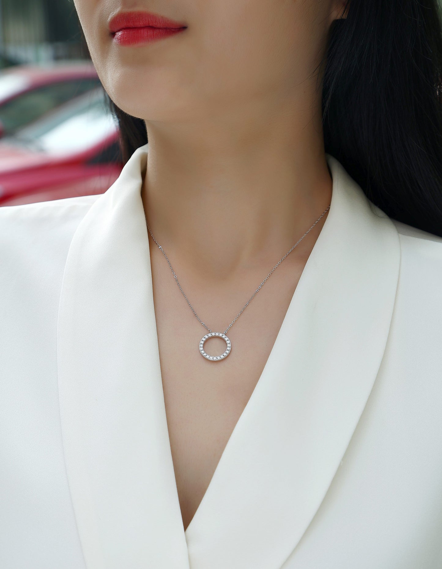 As You Wish — Signature Sterling Silver Pendant Necklace (Luxury Moissanite)