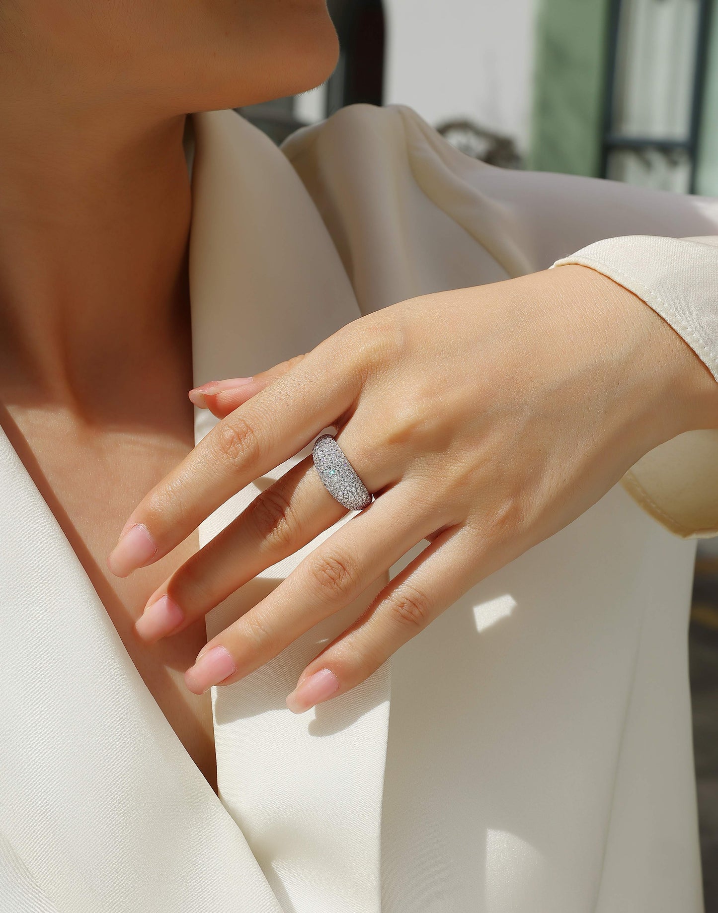 Moonlit Night Stars — Signature Sterling Silver Ring
