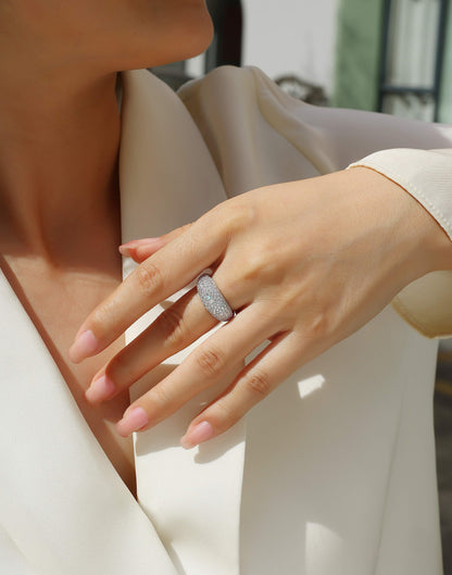 Moonlit Night Stars — Signature Sterling Silver Ring
