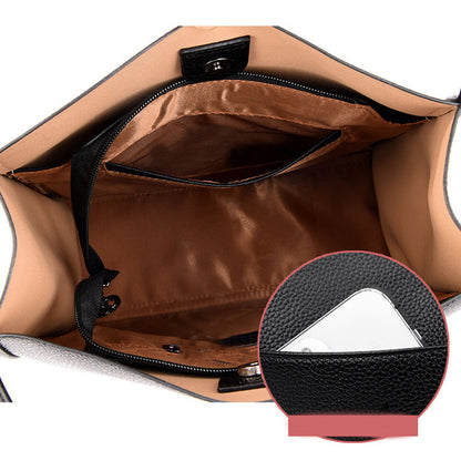 Solid Color Shoulder Bag