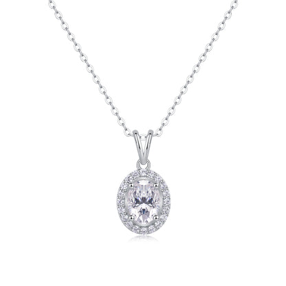 Infinite — Signature Sterling Silver Pendant Necklace (Luxury Moissanite)