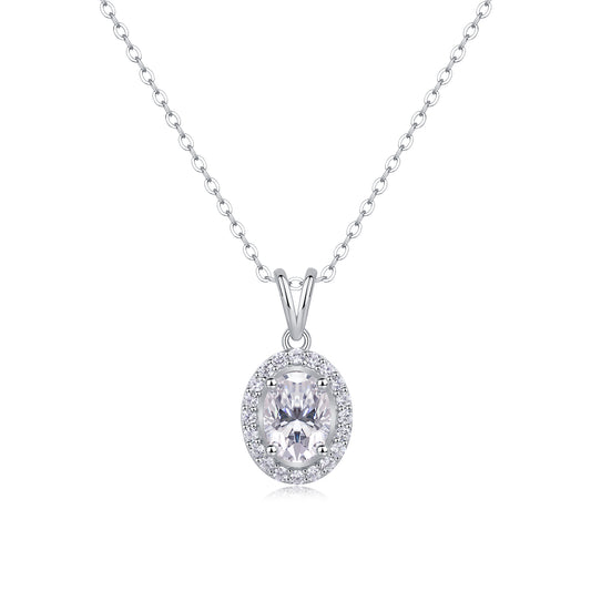 Infinite — Signature Sterling Silver Pendant Necklace (Luxury Moissanite)