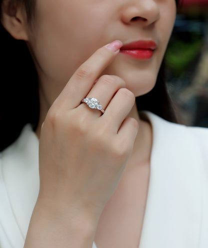 Three Reincarnations — Signature Sterling Silver Ring (2 Carats)