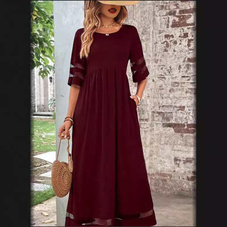 Five-quarter Sleeve Dress