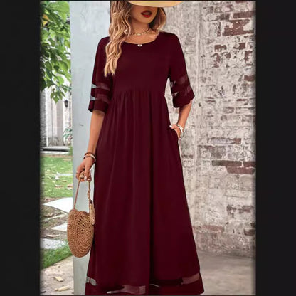 Five-quarter Sleeve Dress