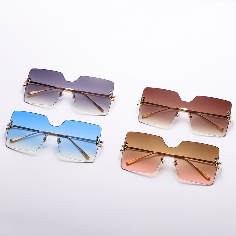 New Large Frame Square Sunglasses
