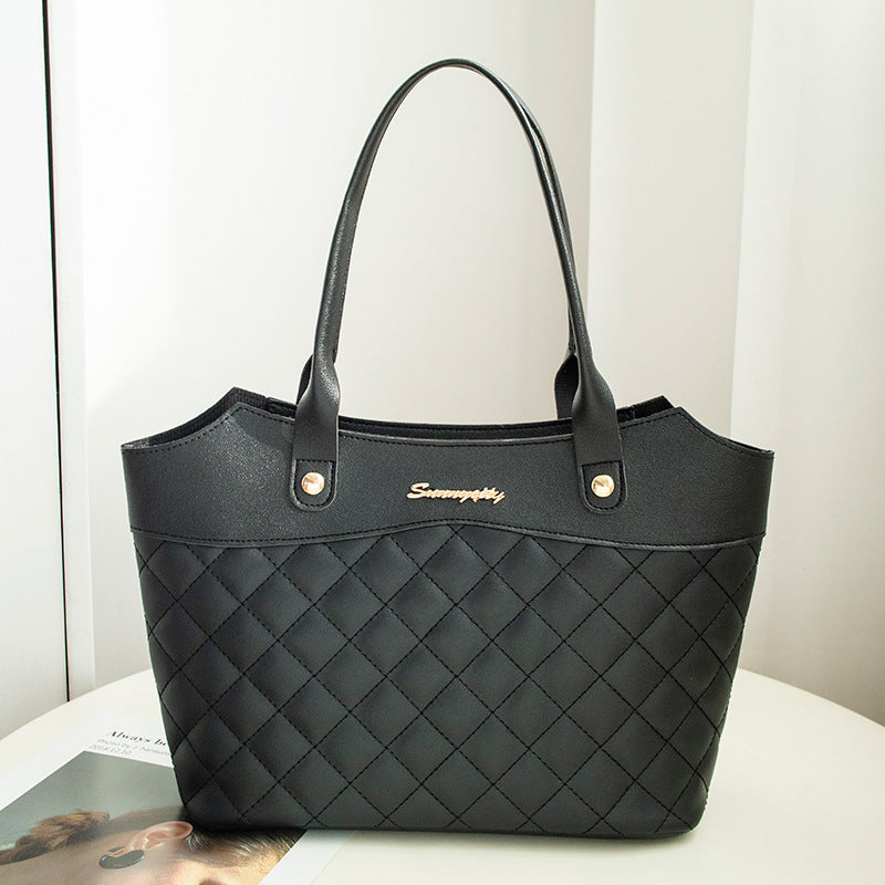 Rhombus Shopping Shoulder Crossbody Bag