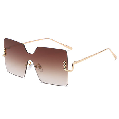 New Large Frame Square Sunglasses