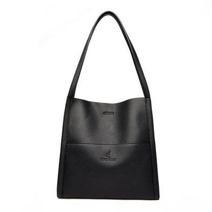 Solid Color Shoulder Bag