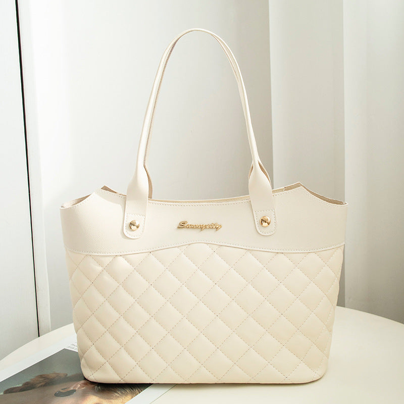 Rhombus Shopping Shoulder Crossbody Bag