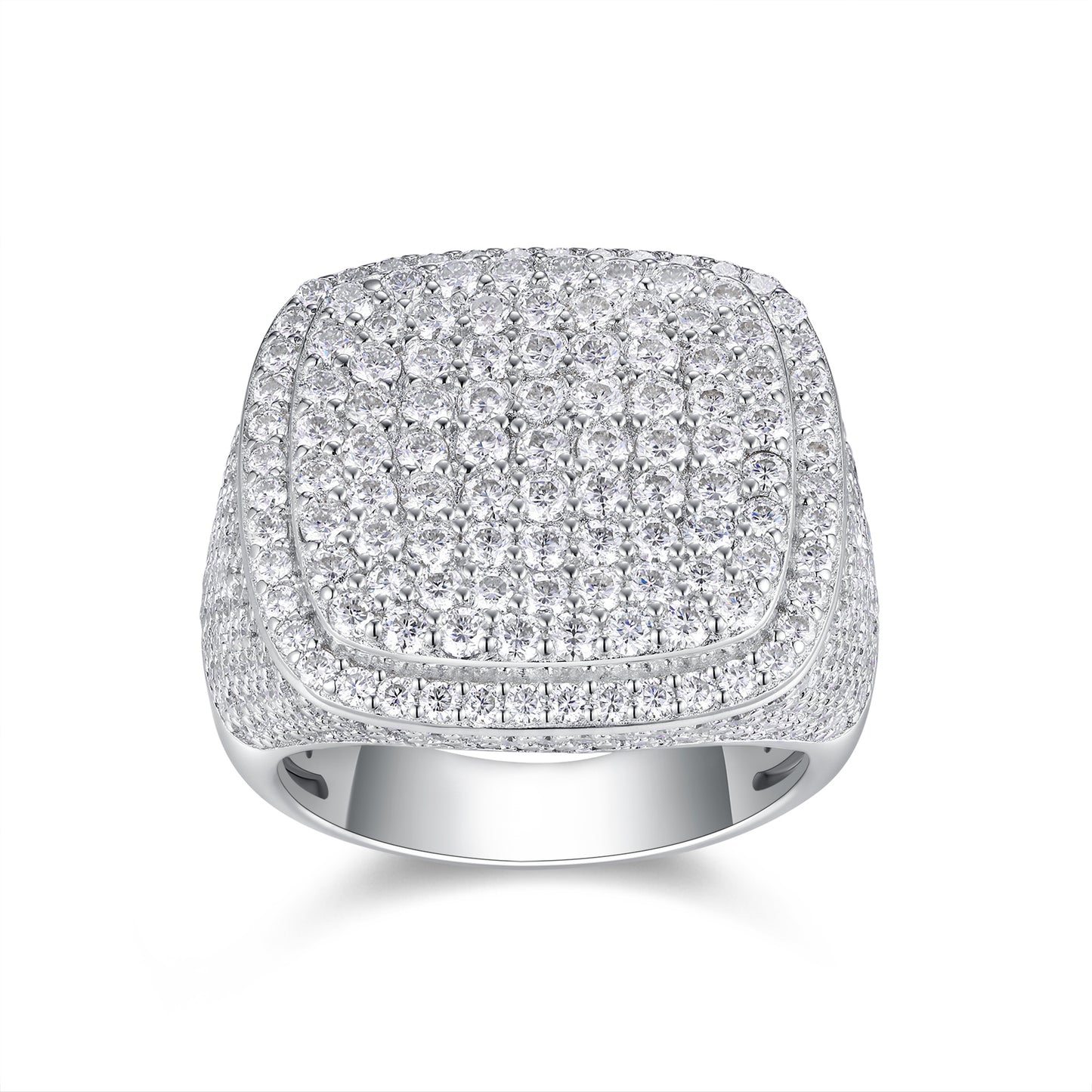 Royal Square Diamond — Signature Sterling Silver Ring