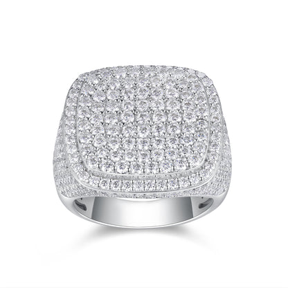 Royal Square Diamond — Signature Sterling Silver Ring