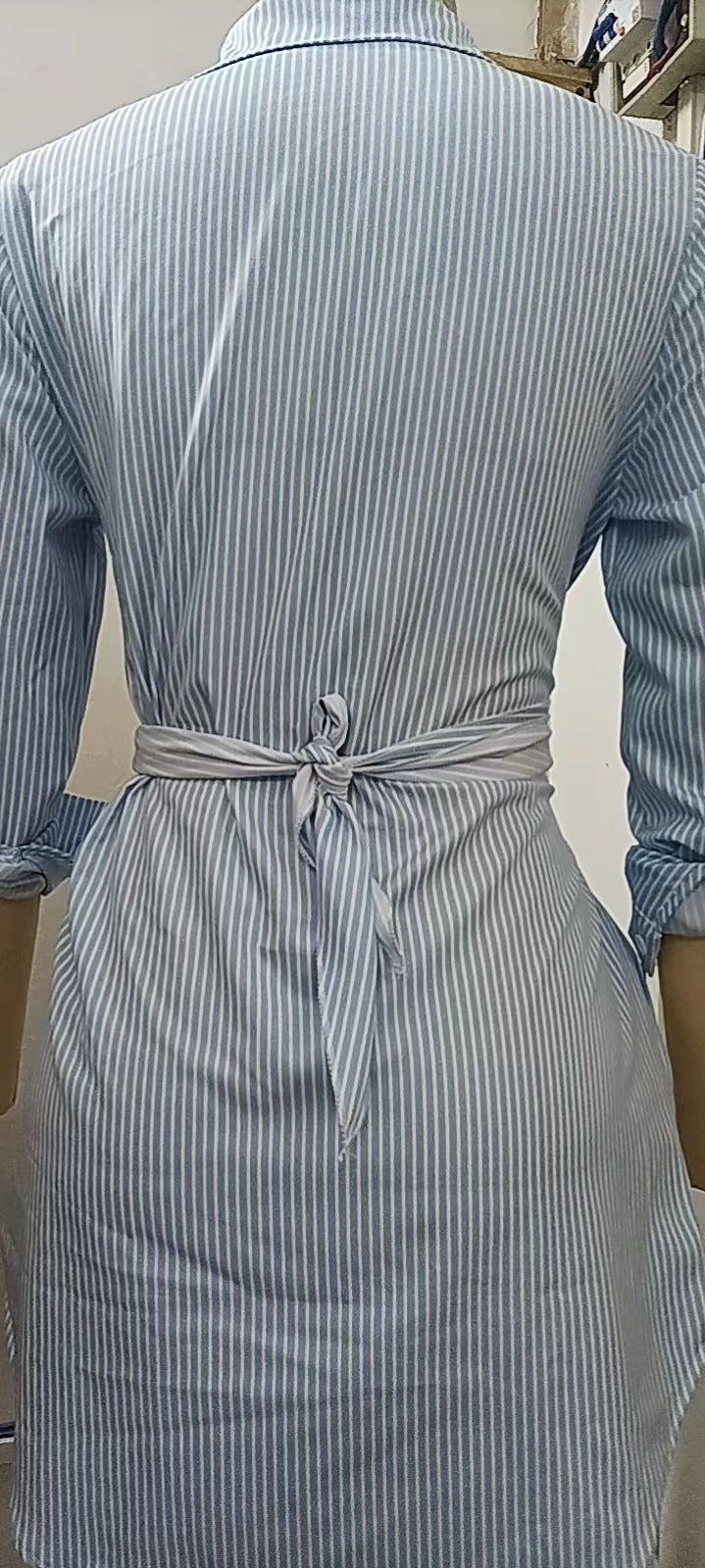 Multi-Color Rolled Sleeves Shirt