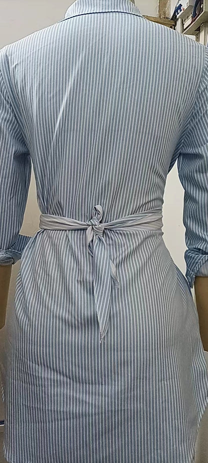 Multi-Color Rolled Sleeves Shirt