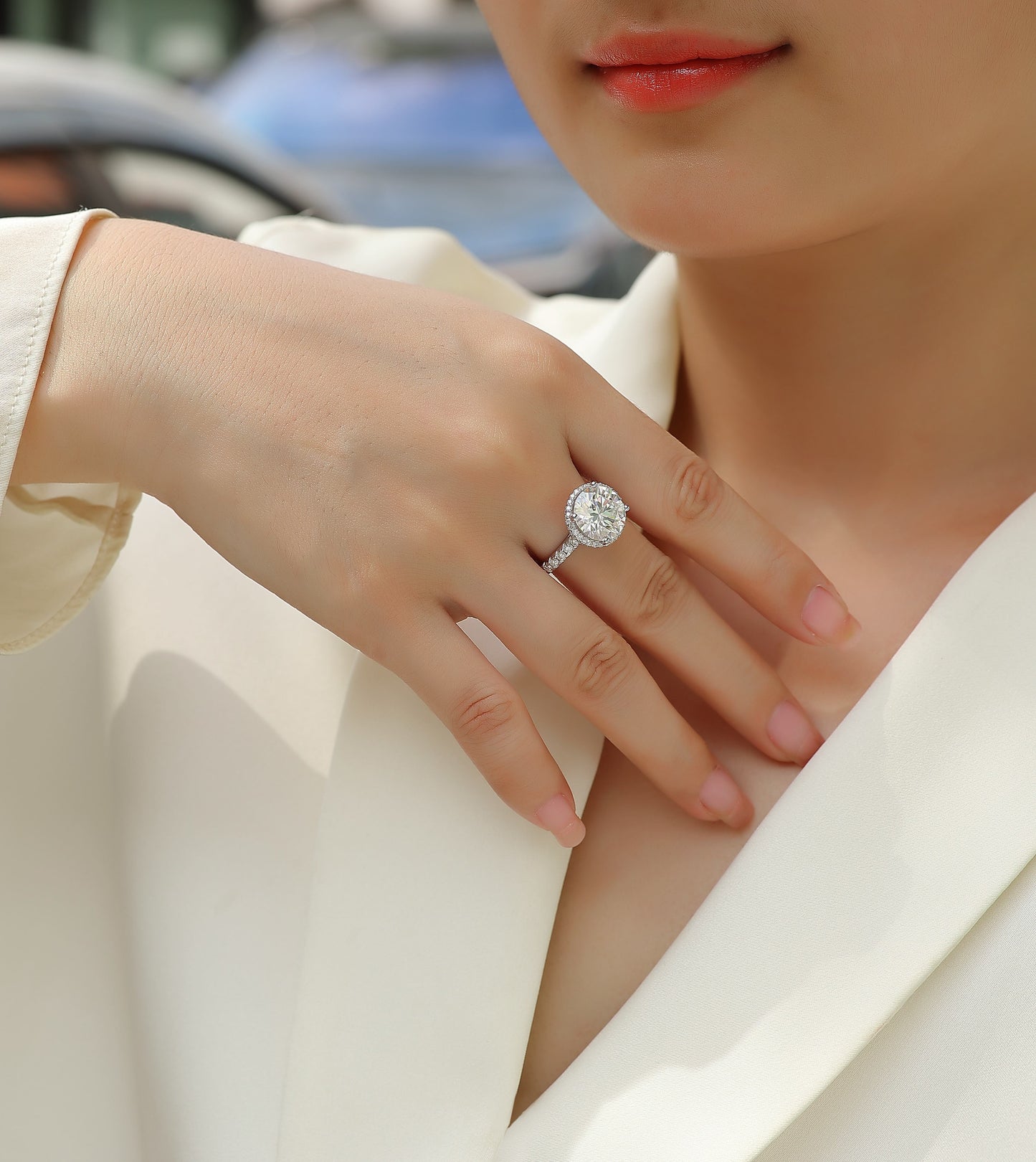 Starry Sky — Signature Sterling Silver Ring (5 Carats)