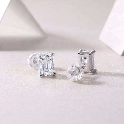 Sinking — Signature Sterling Silver Stud Earrings