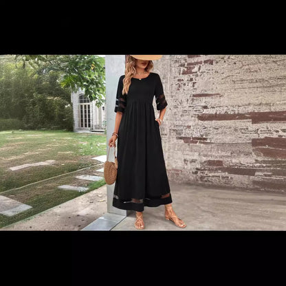 Five-quarter Sleeve Dress