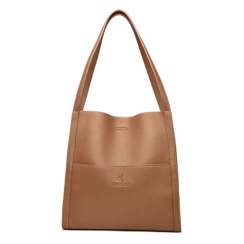 Solid Color Shoulder Bag