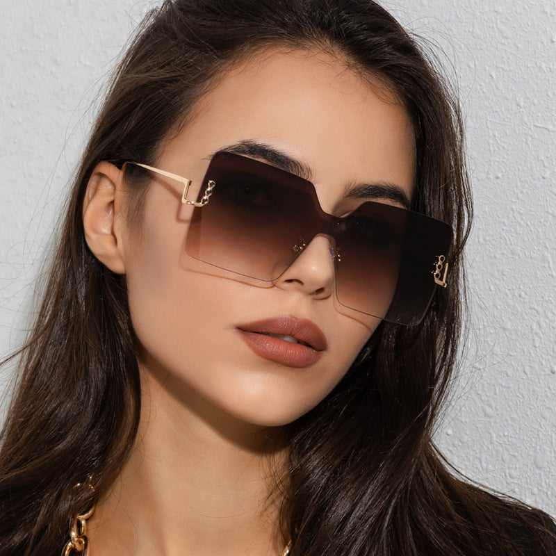New Large Frame Square Sunglasses