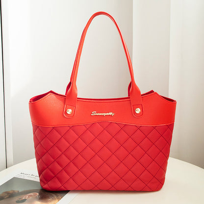 Rhombus Shopping Shoulder Crossbody Bag