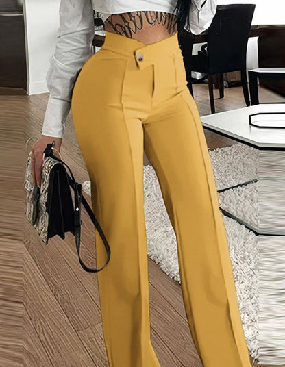 Slim Straight-leg Pants